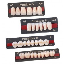 Kulzer Pala PREMIUM 6/8 NanoPearl Acrylic Teeth - Highest Quality Kulzer Tooth Range – 1 Set